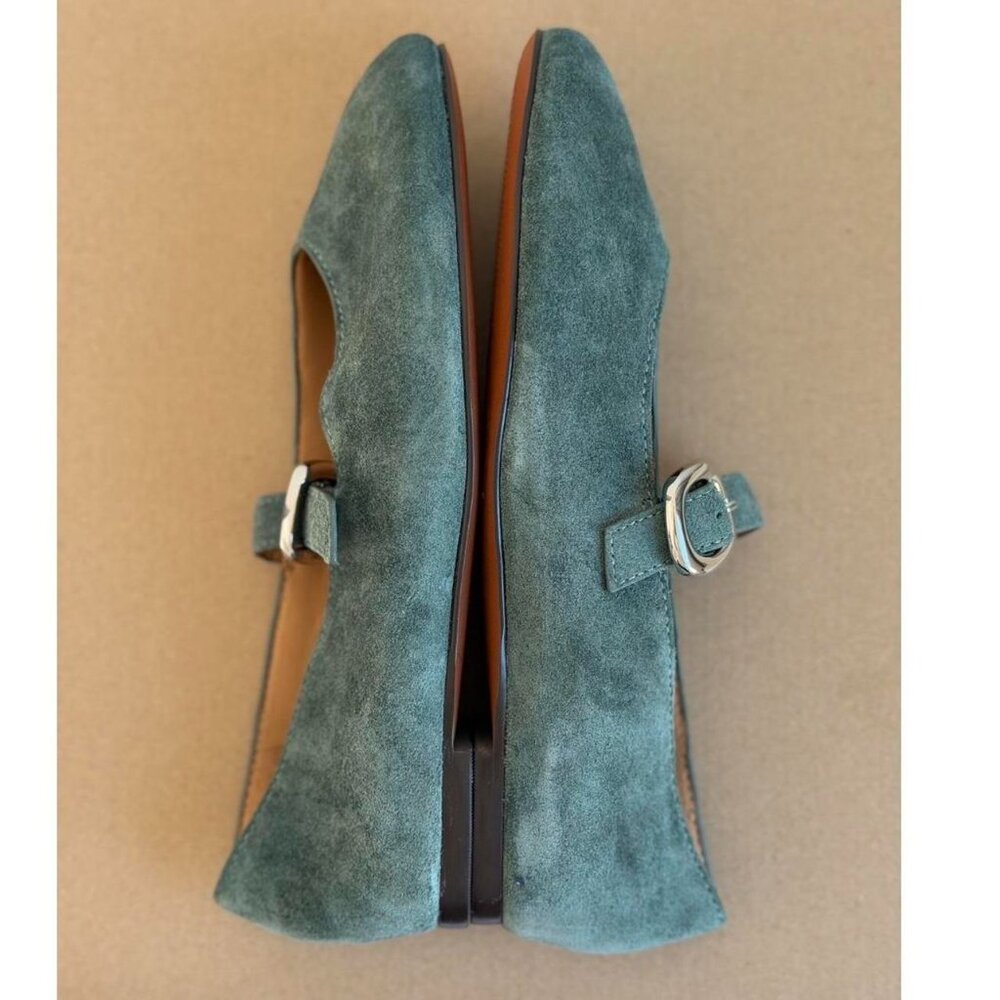 Madewell The Remy Mary Jane Flat in Architect Green, Size 7.5 - Picture 3 of 9